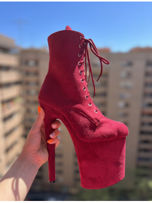 Бордовые ботинки HEAVEN C-197DR