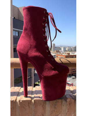 Бордовые ботинки HEAVEN C-197DR