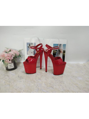 Червоні стріпи босоніжки HEAVEN E-056R