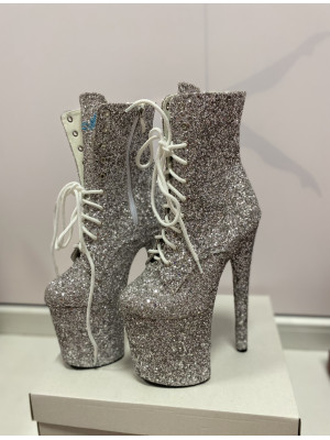 БОТИНКИ HEAVEN C-301S СЕРЕБРЯНЫЕ