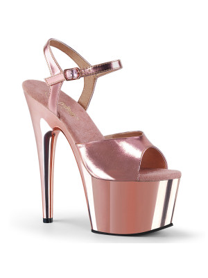 Босоножки-двойки ADO709/ROGLDPU/M Розовое золото