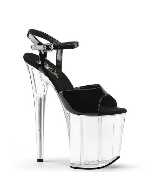 Босоножки-тройки FLAM809/B/C Прозрачные