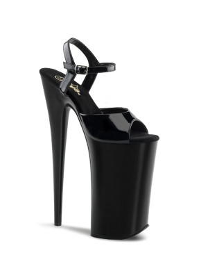 Лаковые босоножки-пятерки BEY009/B/M Черные Лаковые босоножки-пятерки BEY009/B/M Черные