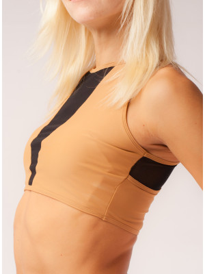  Топ с сеткой для тренировок Нюд