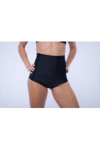 Высокие шорты для тренировок Черные 