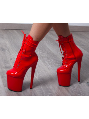 Червоні  чоботи HEAVEN C-011RL