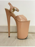 Босоножки-четверки HEAVEN D-056N Бежевые