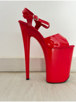 Босоножки-четверки HEAVEN D-056R Красные