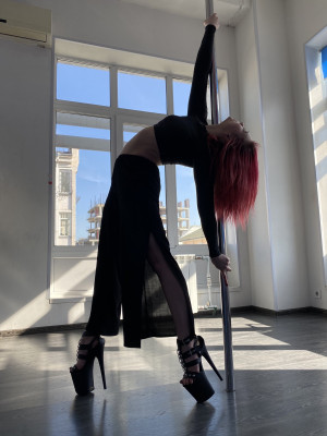 Кюлоты для танцев с разрезами по бокам Чёрные