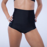 Высокие шорты для тренировок Черные