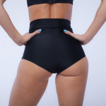 Высокие шорты для тренировок Черные