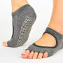 Шкарпетки для йоги та pole dance Сірі