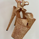 Босоніжки-четвірки Heaven D-280 Золото