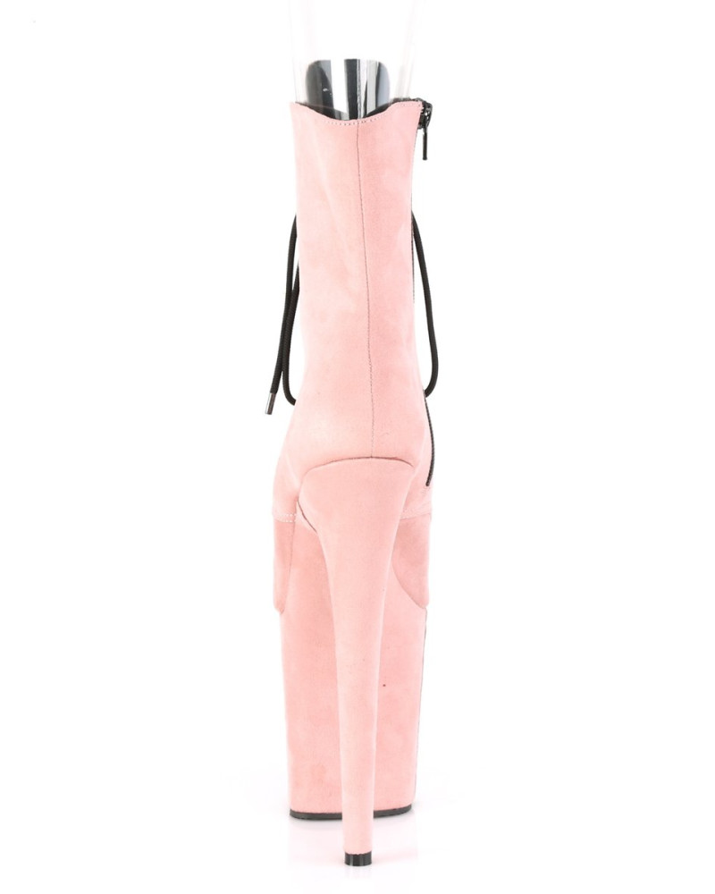 Ботинки-тройки FLAM1021FS/BPFS/M Розовые с открытым носком