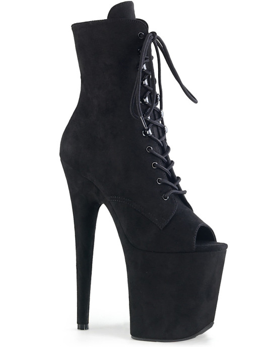 Ботинки-тройки FLAM1021FS/BPFS/M Чёрные открытым носком