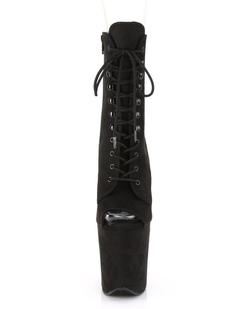 Ботинки-тройки FLAM1021FS/BPFS/M Чёрные открытым носком