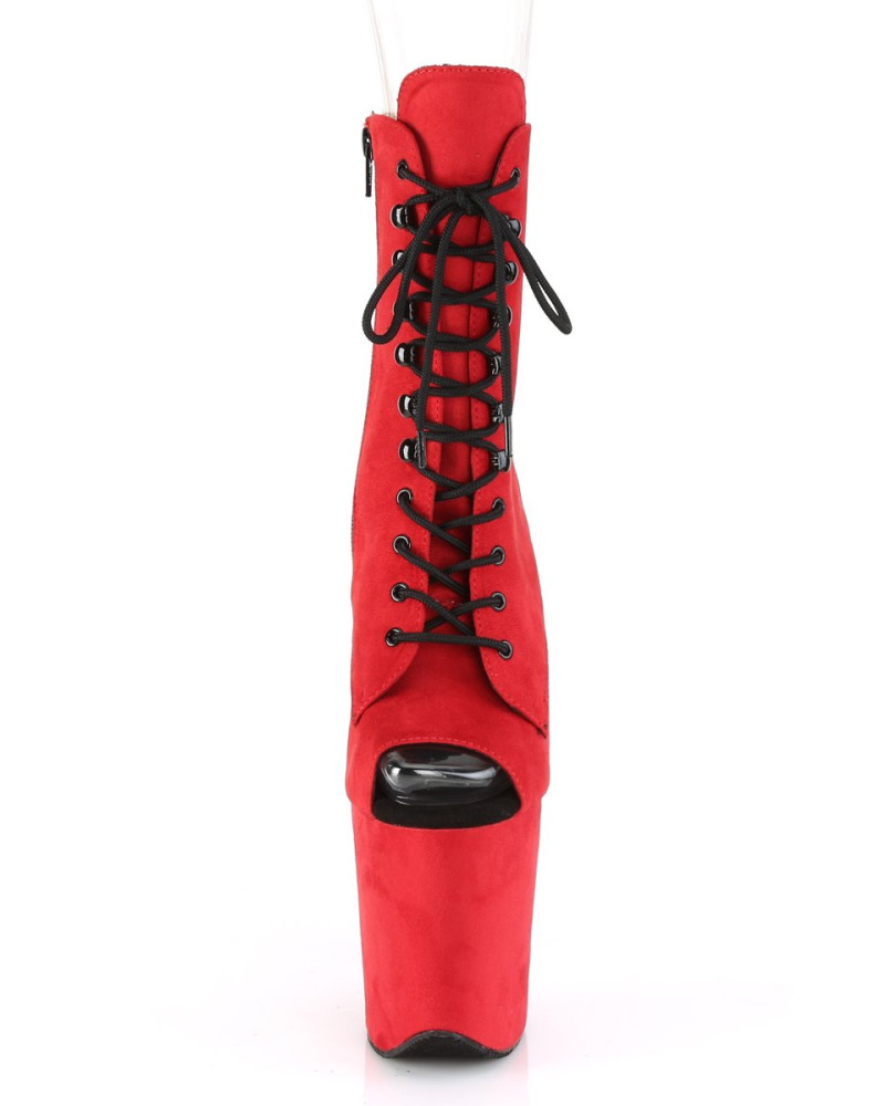 Ботинки-тройки FLAM1021FS/RFS/M Красные с открытым носком