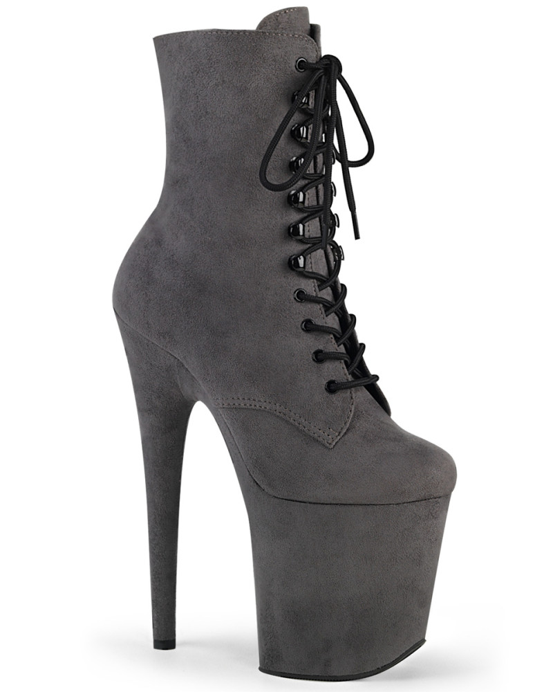 Ботинки-тройки FLAM1020FS/GYFS/M Серые с закрытым носком