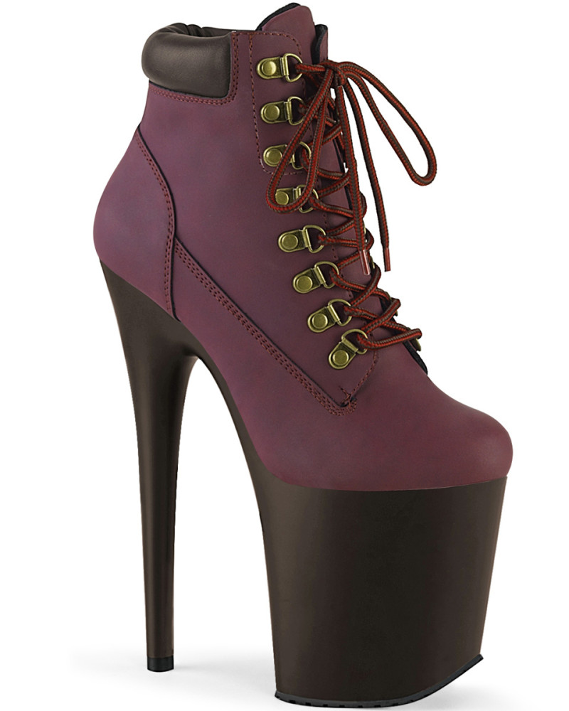 Ботильоны-тройки FLAM800TL-02/BYNB/DB Баклажан