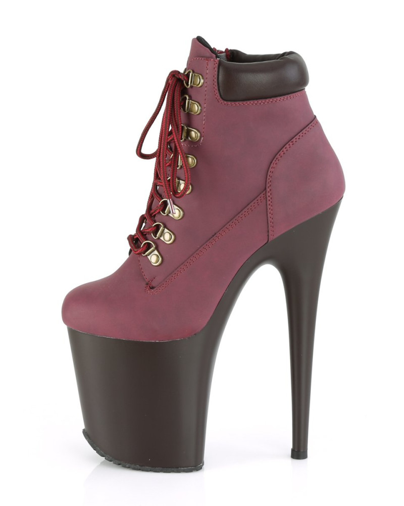 Ботильоны-тройки FLAM800TL-02/BYNB/DB Баклажан