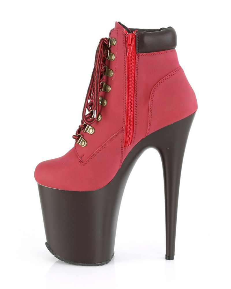 Ботильоны-тройки FLAM800TL-02/WNNB/DB Бордо