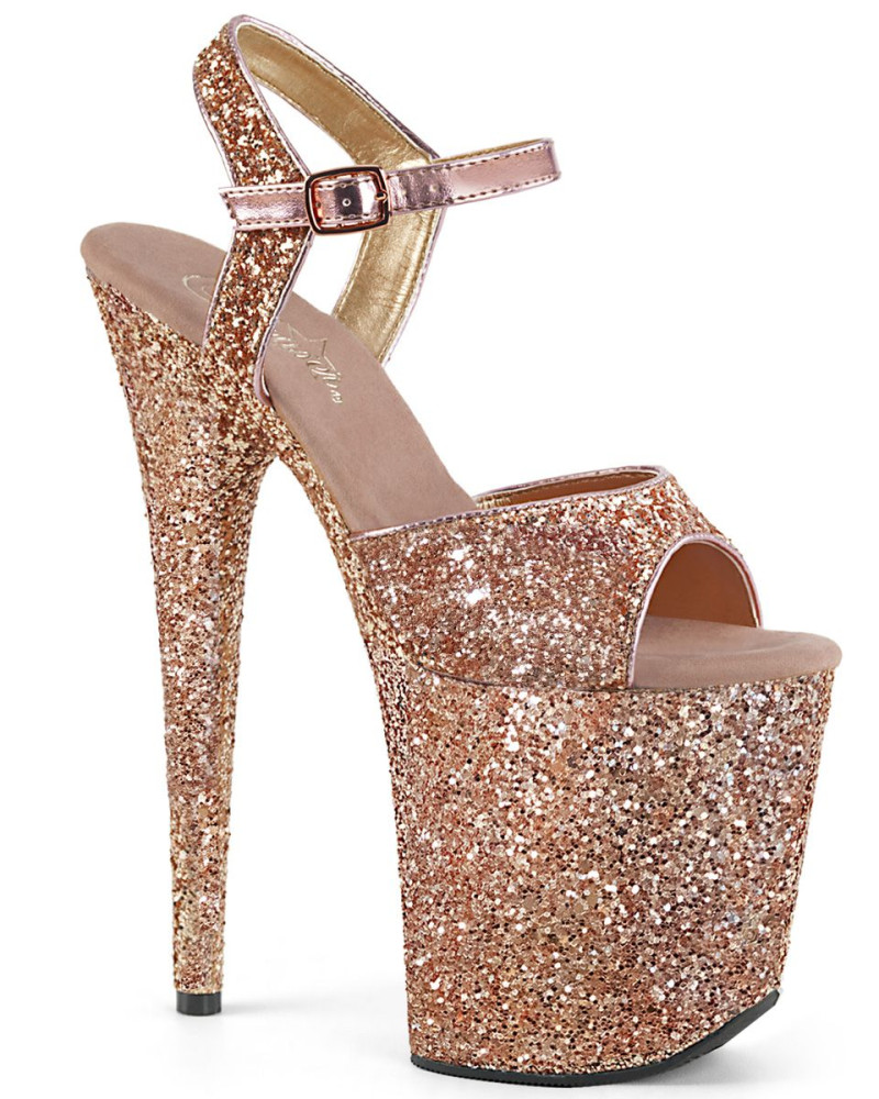 Босоножки-тройки FLAM810LG/ROGLDG/M Розовое золото