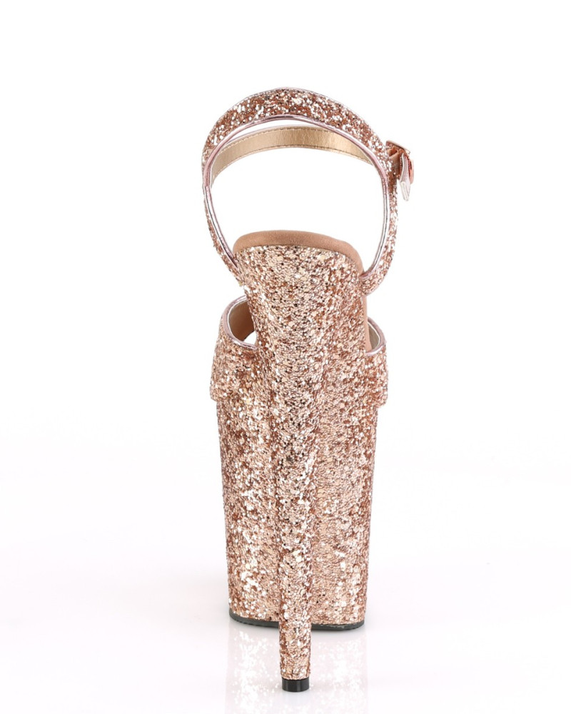 Босоножки-тройки FLAM810LG/ROGLDG/M Розовое золото