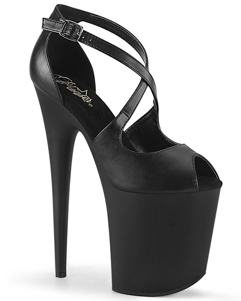 Туфлі-стріпи FLAM821/BPU/M Чорні