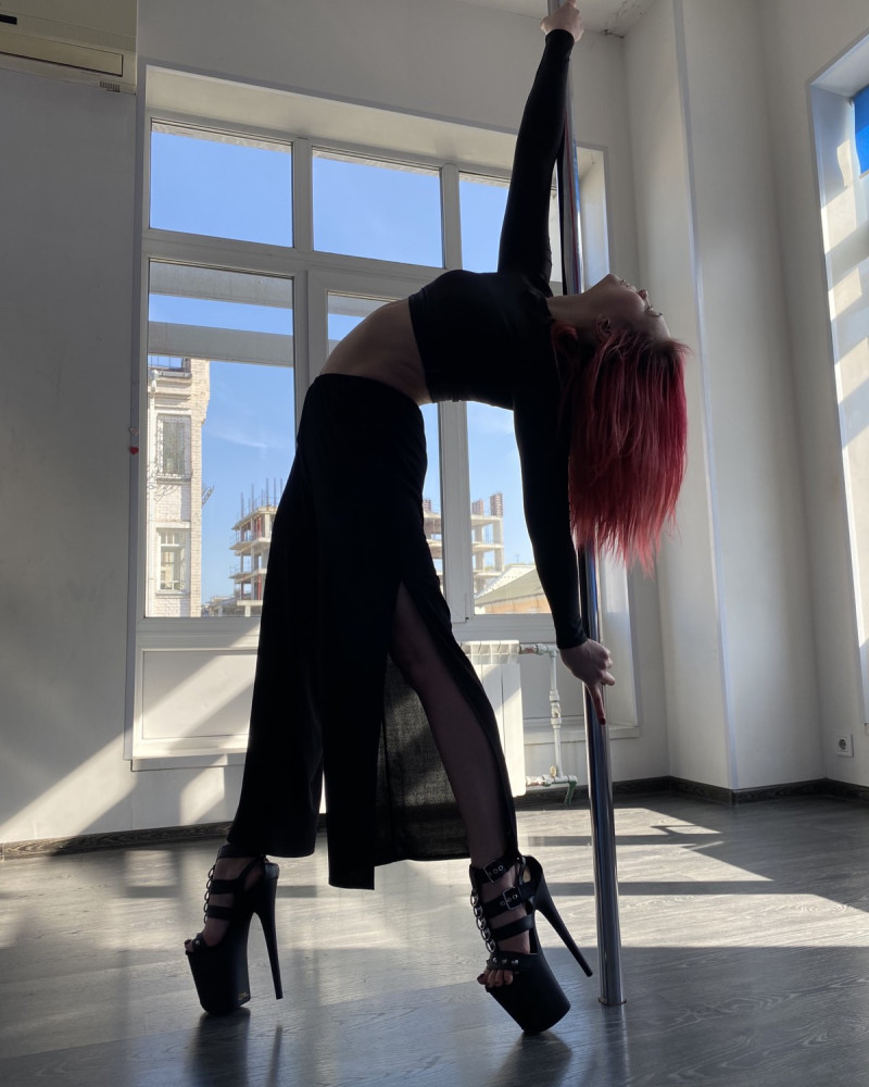 Кюлоты для танцев с разрезами по бокам Чёрные