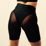 Велосипедки із сітки з шортами