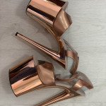 Золоті босоніжки HEAVEN E-290G