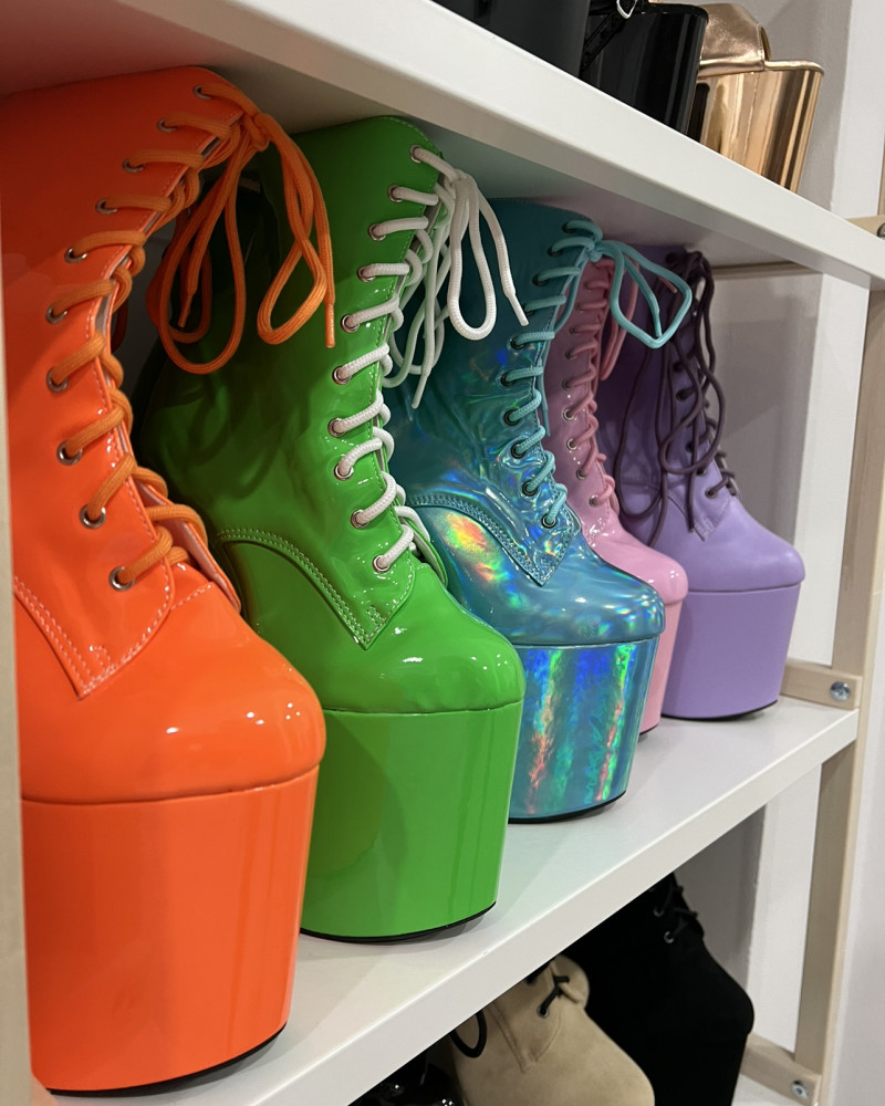 Ботинки HEAVEN C-401 ГОЛУБЫЕ