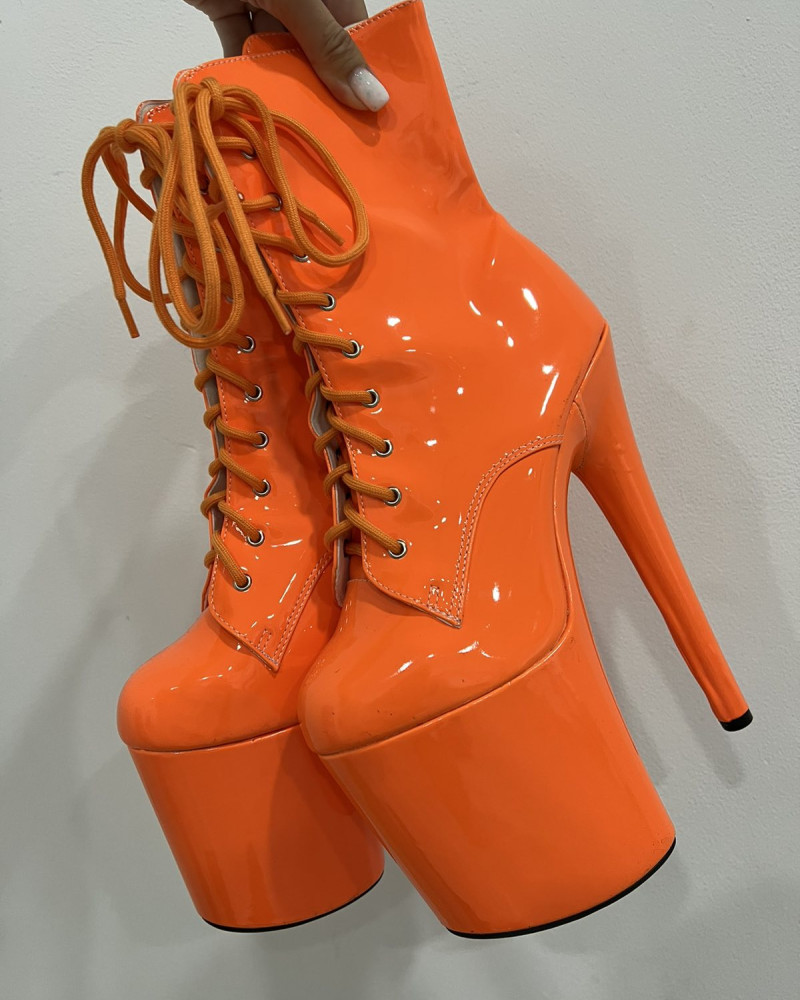 БОТИНКИ HEAVEN C-411 Оранжевые