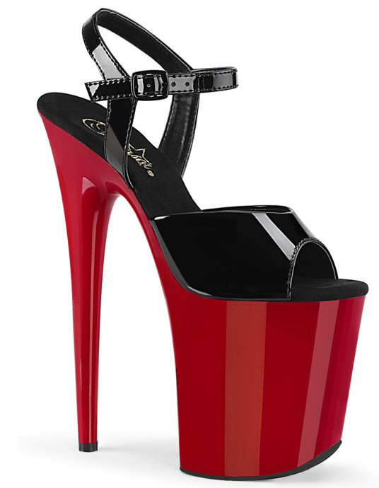 Босоножки-тройки FLAM809/B/R Красные